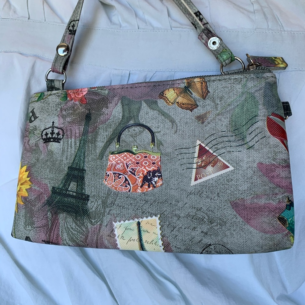 Purse wallet combo Paris theme